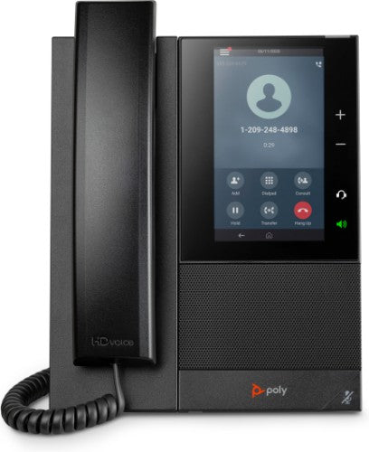 Poly CCX 500 Business Media Phone with Open SIP and PoE-enabled