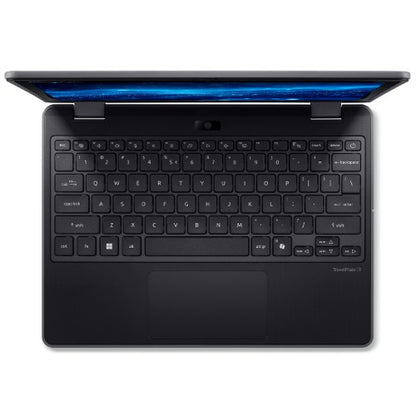 Acer TravelMate Spin B3 TMB312RN-31 N250 8GB/256GB W11P EDU Intel® N Laptop 31 cm (12.2") Touchscreen WUXGA LPDDR5-SDRAM SSD Wi-Fi 6E (802.11ax) Windows 11 Pro Education Black