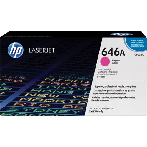 HP CF033A/646A Toner cartridge magenta, 12.5K pages/5% for HP CLJ CM 4540