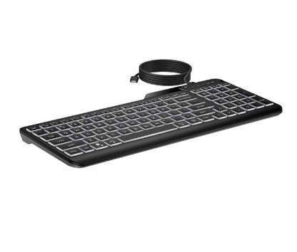HP 400 Backlit Wired Keyboard