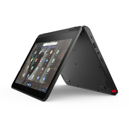 Lenovo 500e Chromebook Gen 3 (Intel) Intel® Celeron® N N5100 29.5 cm (11.6") Touchscreen HD 8 GB LPDDR4x-SDRAM 64 GB eMMC Wi-Fi 6 (802.11ax) ChromeOS UK English Grey