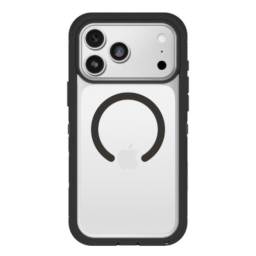 OtterBox Defender Pro XT Clear Series for Apple iPhone 17 Pro Max, transparent/black - No Retail Packaging