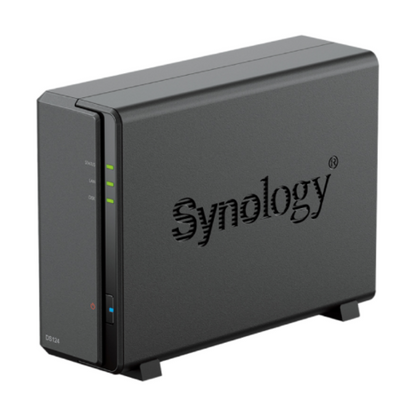 Synology DiskStation DS124 NAS/storage server Desktop Realtek RTD1619B 1 GB DDR4 0 TB DiskStation Manager Black