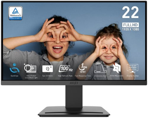 MSI PRO MP223 E2 computer monitor 54.5 cm (21.4") 1920 x 1080 pixels Full HD LED Black