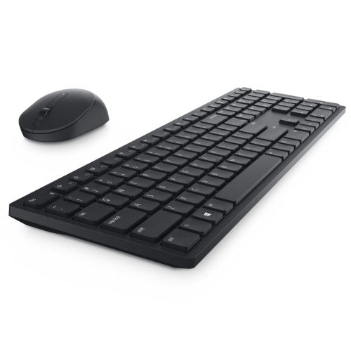 DELL Pro Keyboard and Mouse - KM5221W - US International (QWERTY) - Black - (RTL BOX)