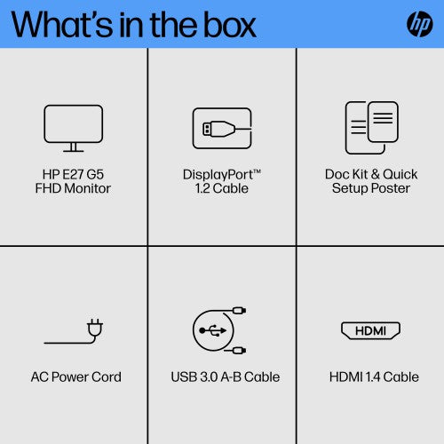 HP E27 G5 FHD Monitor