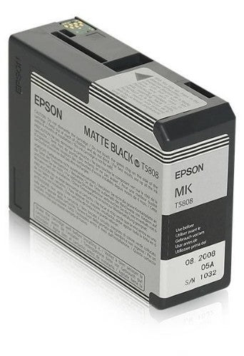 Epson C13T58080N/T5808 Ink cartridge black matt 80ml for Epson Stylus Pro 3800/3880