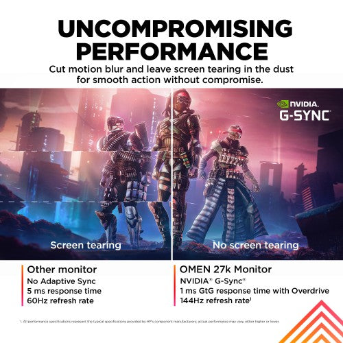 OMEN by HP 27 inch UHD 144Hz Gaming Monitor - OMEN 27k