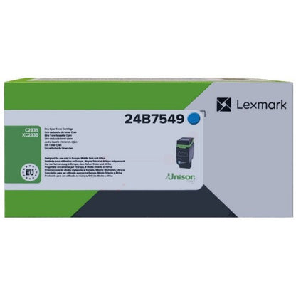 Lexmark 24B7549 Toner-kit cyan, 11.7K pages ISO/IEC 19752 for Lexmark C 2335