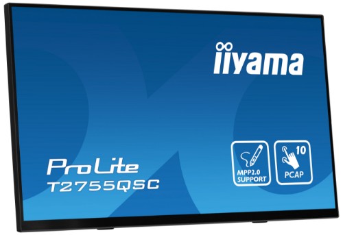 iiyama ProLite T2755QSC-B1 computer monitor 68.6 cm (27") 2560 x 1440 pixels Quad HD LCD Touchscreen Black