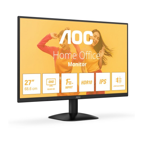 AOC B3 Q27B35E computer monitor 68.6 cm (27") 2560 x 1440 pixels Quad HD LED Black