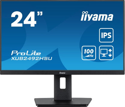 iiyama XUB2492HSU-B6 computer monitor 60.5 cm (23.8") 1920 x 1080 pixels Full HD LED Black