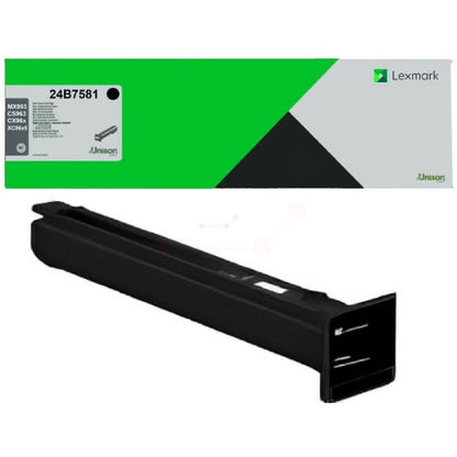 Lexmark 24B7581 Toner-kit black return program, 47.7K pages ISO/IEC 19752 for Lexmark XC 9635 MFP