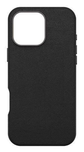 OtterBox Symmetry Series Cactus Leather for MagSafe for iPhone 16 Pro Max, Noir Ash