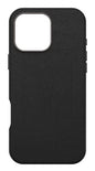 OtterBox Symmetry Series Cactus Leather for MagSafe for iPhone 16 Pro Max, Noir Ash
