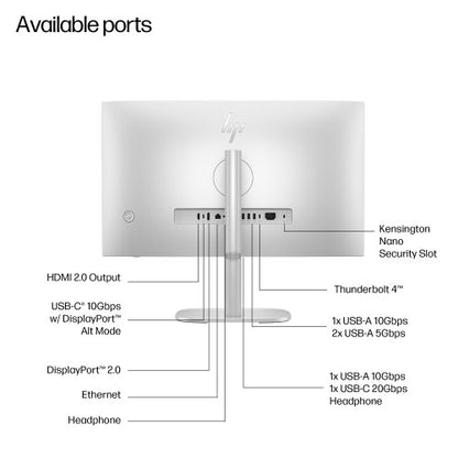 HP EliteStudio 8 All-in-One G1i 23.8 inch Desktop AI PC Intel Core Ultra 5 60.5 cm (23.8") 1920 x 1080 pixels 16 GB DDR5-SDRAM 512 GB SSD Windows 11 Pro Wi-Fi 7 (802.11be)