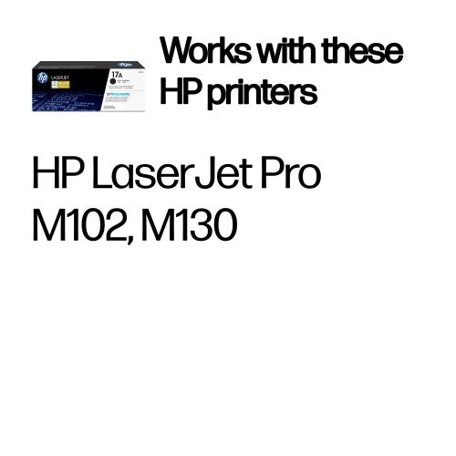 HP CF217A/17A Toner-kit, 1.6K pages ISO/IEC 19752 for HP Pro M 102