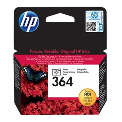 HP CB317EE/364 Ink cartridge foto black, 130 pages ISO/IEC 24711 130 Photos 3ml for HP PhotoSmart C 309/D 5460/7510