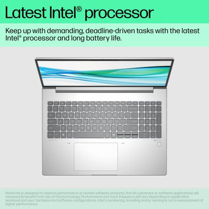 HP ProBook 460 G11 Intel Core Ultra 7 155U Laptop 40.6 cm (16") Touchscreen WUXGA 32 GB DDR5-SDRAM 1 TB SSD Wi-Fi 6E (802.11ax) Windows 11 Pro AI PC Silver