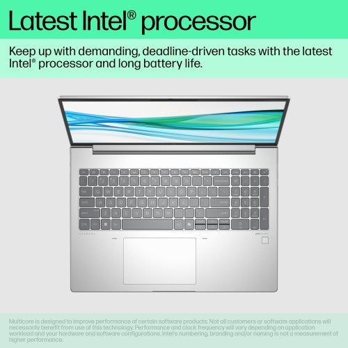 HP ProBook 440 G11 Intel Core Ultra 5 125U Laptop 35.6 cm (14") WUXGA 8 GB DDR5-SDRAM 256 GB SSD Wi-Fi 6E (802.11ax) Windows 11 Pro AI PC Silver