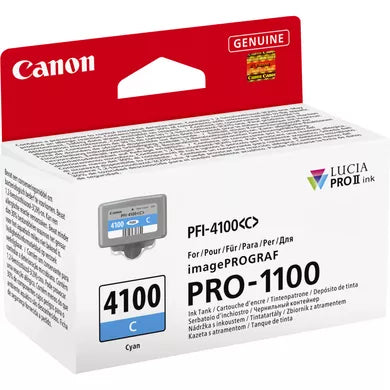 Canon 6778C001/PFI-4100C Ink cartridge cyan 80ml for Canon IPF PRO-1100