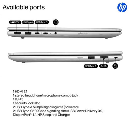 HP ProBook 4 G1iR Wolf Pro Security Edition Intel® Core™ i5 i5-1334U Laptop 35.6 cm (14") WUXGA 16 GB DDR5-SDRAM 512 GB SSD Wi-Fi 6E (802.11ax) Windows 11 Pro Silver