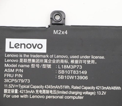 Lenovo 5B10W13906 laptop spare part Battery