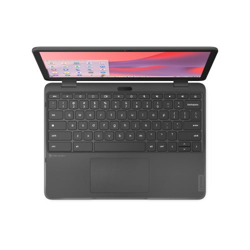 Lenovo 500e Yoga Chromebook Gen 4 Intel® N N100 31 cm (12.2") Touchscreen WUXGA 8 GB LPDDR5-SDRAM 64 GB eMMC Wi-Fi 6E (802.11ax) ChromeOS UK English Grey