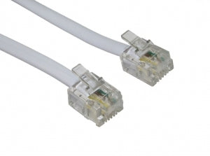 Cables Direct RJ-11, 10m White