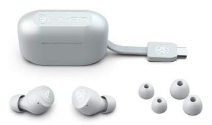 JLab Go Pop+ Headset True Wireless Stereo (TWS) In-ear Calls/Music/Sport/Everyday Bluetooth White
