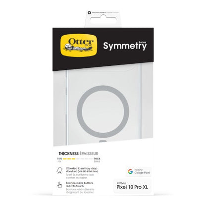 OtterBox Symmetry Clear with Magnets Series for Google Pixel 10 Pro XL, transparent