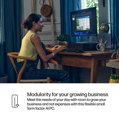 HP ProDesk 4 SFF G1i Desktop AI PC Wolf Pro Security Edition Intel Core Ultra 7 265 32 GB DDR5-SDRAM 1 TB SSD Windows 11 Pro Black