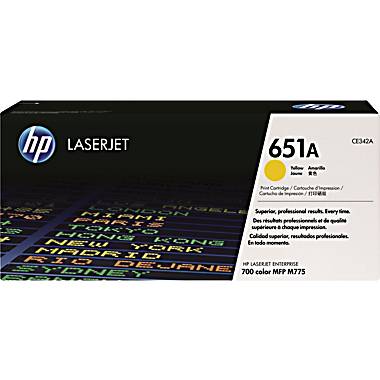 HP CE342A/651A Toner cartridge yellow, 16K pages ISO/IEC 19798 for HP LaserJet 700 M775