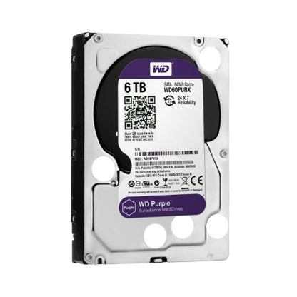 Western Digital Purple internal hard drive 6 TB 5400 RPM 64 MB 3.5" Serial ATA III
