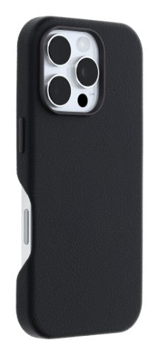OtterBox Symmetry Series Cactus Leather for MagSafe for iPhone 16 Pro, Noir Ash