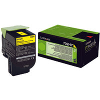 Lexmark 70C2HY0/702HY Toner-kit yellow return program, 3K pages ISO/IEC 19798 for Lexmark CS 310/510