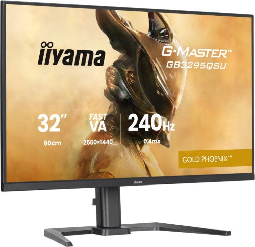 iiyama G-MASTER GB3295QSU-B1 computer monitor 80 cm (31.5") 2560 x 1440 pixels Quad HD LED Black