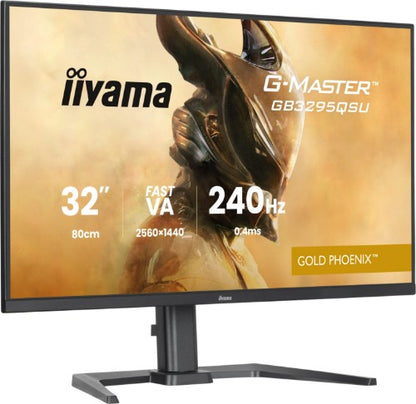 iiyama G-MASTER GB3295QSU-B1 computer monitor 80 cm (31.5") 2560 x 1440 pixels Quad HD LED Black