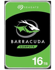 Seagate Barracuda 16TB internal hard drive 7200 RPM 512 MB 3.5" Serial ATA