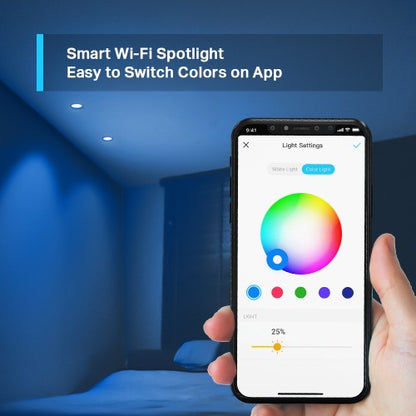 TP-Link Tapo Smart Wi-Fi Spotlight, Dimmable