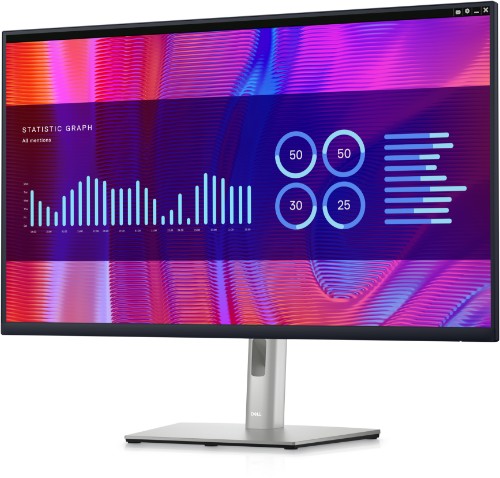 DELL P Series P3223DE computer monitor 80 cm (31.5") 2560 x 1440 pixels Quad HD LCD Black