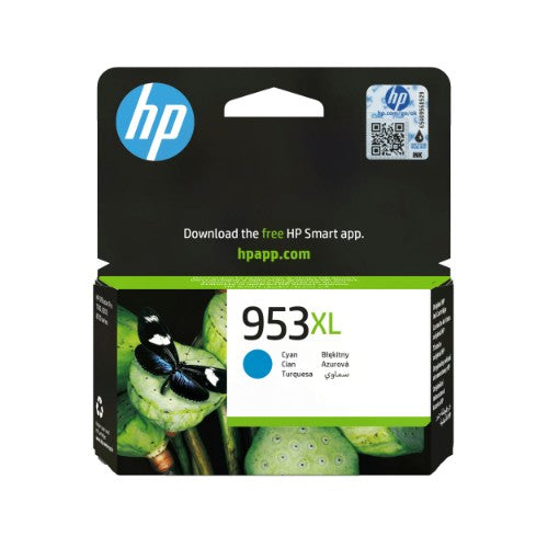 HP F6U16AE/953XL Ink cartridge cyan high-capacity, 1.45K pages 18ml for HP OfficeJet Pro 7700/8210/8710
