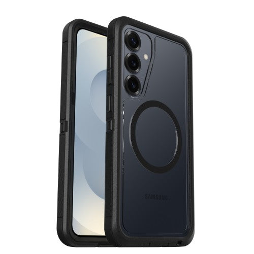 OtterBox Defender XT with Magnets Series for Samsung Galaxy S25+, transparent/black