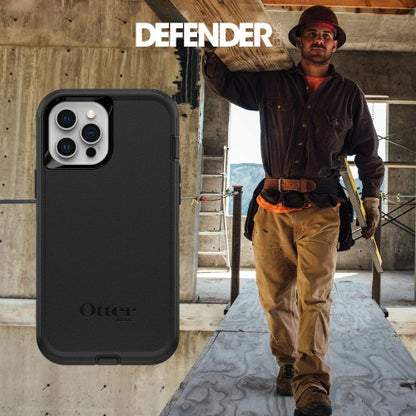 OtterBox Defender Series for Apple iPhone 12/iPhone 12 Pro, black - No retail packaging