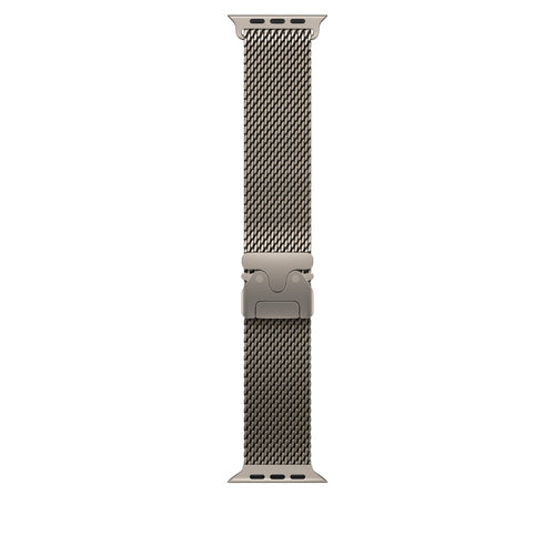 Apple 49mm Natural Titanium Milanese Loop - Small