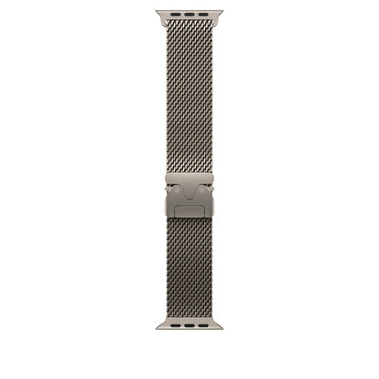 Apple 49mm Natural Titanium Milanese Loop - Small
