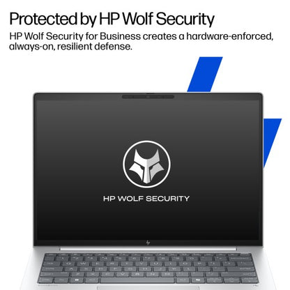 HP EliteBook 8 G1i Next Gen AI PC Wolf Pro Security Edition Copilot+ PC Intel Core Ultra 7 268V Laptop 40.6 cm (16") WUXGA 32 GB LPDDR5x-SDRAM 1 TB SSD Wi-Fi 7 (802.11be) Windows 11 Pro Silver