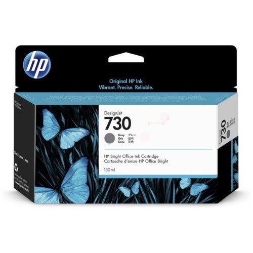 HP P2V66A/730 Ink cartridge gray 130ml for HP DesignJet T 1600/1700/940