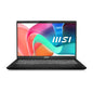 MSI Modern 15 H C2RMG-282UK Intel Core 5 210H Laptop 39.6 cm (15.6") Full HD 16 GB DDR4-SDRAM 512 GB SSD Wi-Fi 6E (802.11ax) Windows 11 Home Black
