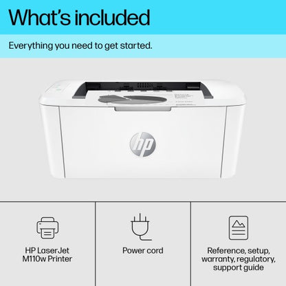 HP LaserJet M110w Wireless Black and white Printer